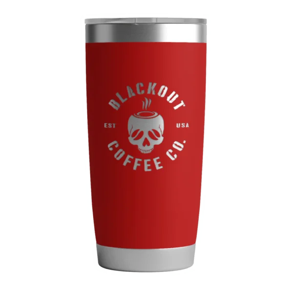 20 OZ Tumbler w/ Logo & US Flag In Red