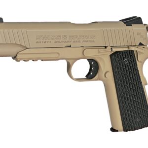 Swiss Arms SA 1911 MRP CO2 BB Pistol, Black Grips 0.177