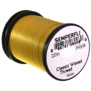 Semperfli Classic Waxed Fly Tying Thread - Pink 70 Denier