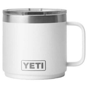 YETI Rambler 14oz Stackable Mug with Magslider Lid - White
